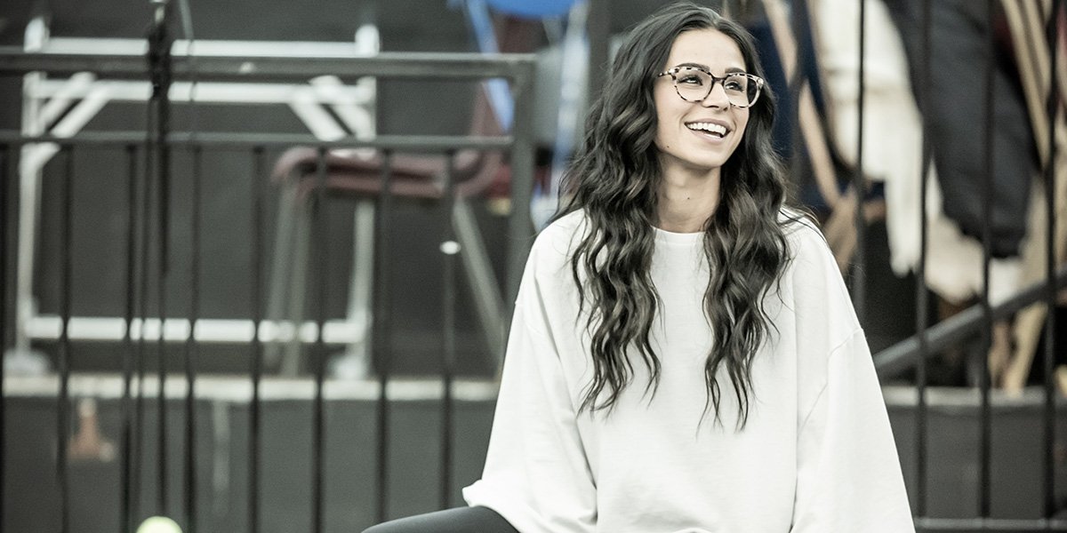 Samantha Pauly Eva Peron in rehearsals for Evita at Regent s Park Open Air Theatre. Photo Marc Brenner tboflr