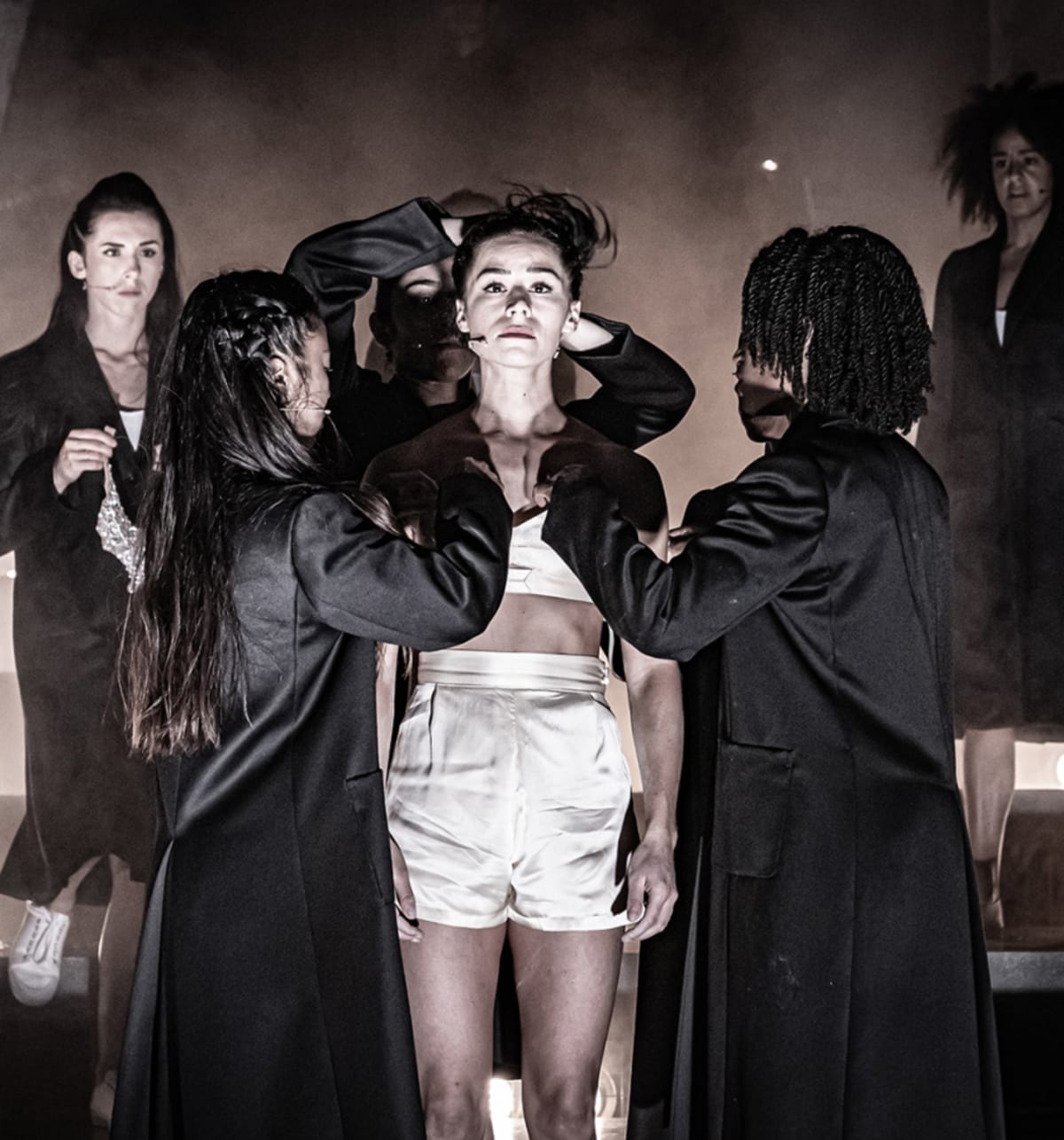 Samantha Pauly as Eva Per%C3%B3n and Company. Photo Marc Brenner s2gmdp