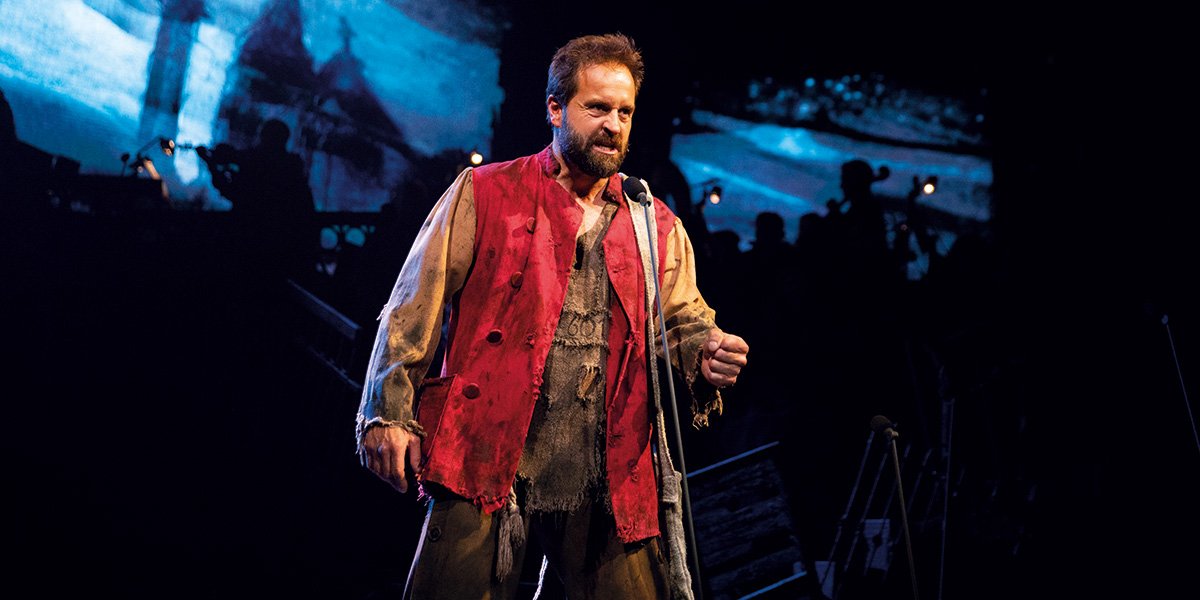 Alfie Boe as Jean Valjean - Photograph Matt Murphy