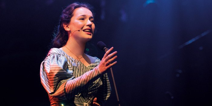 Lily Kerhoas as Cosette - Photograph Matt Murphy