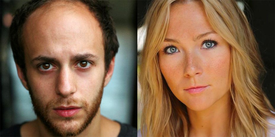 Cast of Beryl: (l-r) Mark Conway, Jessica Duffield
