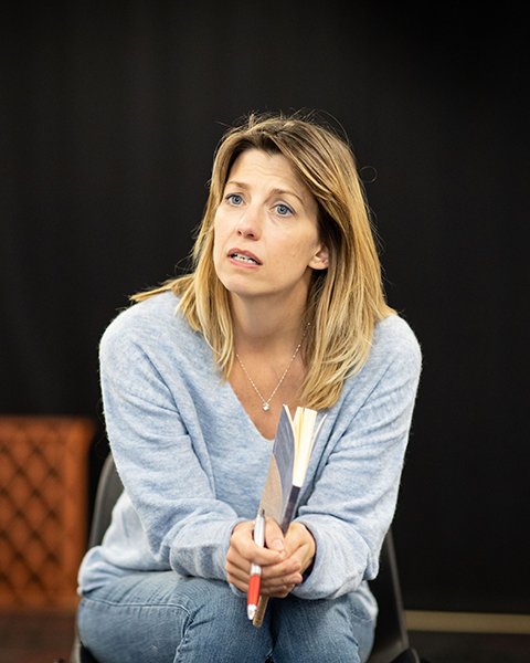 Claire Goose Thea The Girl Who Fell Trafalgar Studios Rehearsal Images Photograph by Helen Maybanks 063 cowh0t