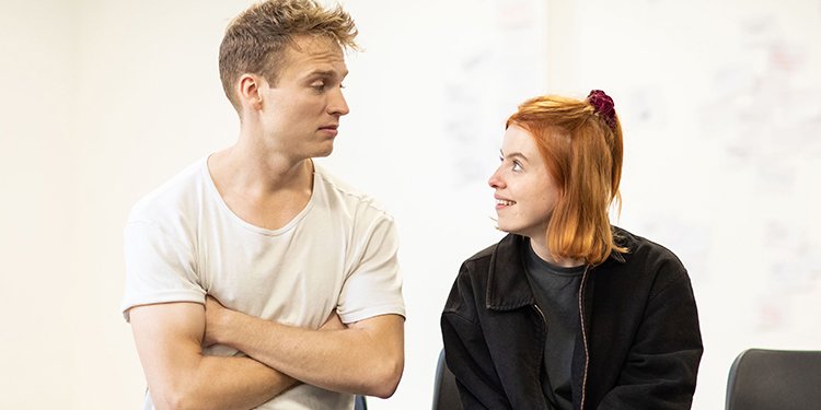 Will Fletcher and Rosie Day. Photo by Helen Maybanks