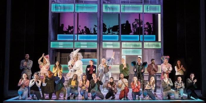 true story of Everybody's Talking About Jamie: The fullcast of Everybody's Talking About Jamie. Photo by Matt Crockett