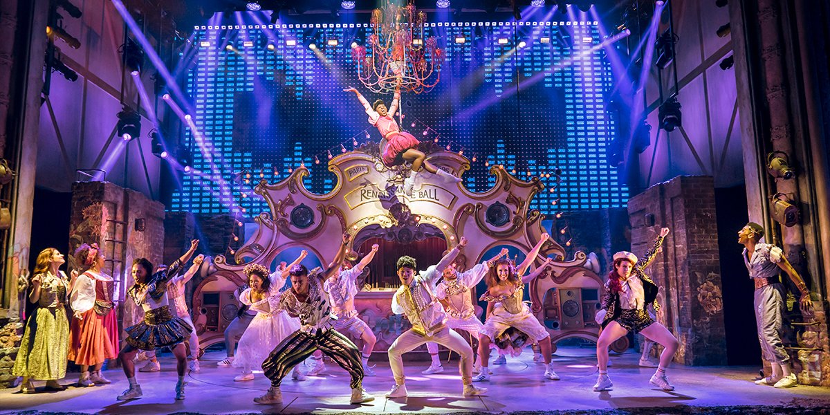 Cassidy Janson, Melanie La Barrie, Miriam Teak Lee, Arun Blai Mangat and ensemble of & Juliet