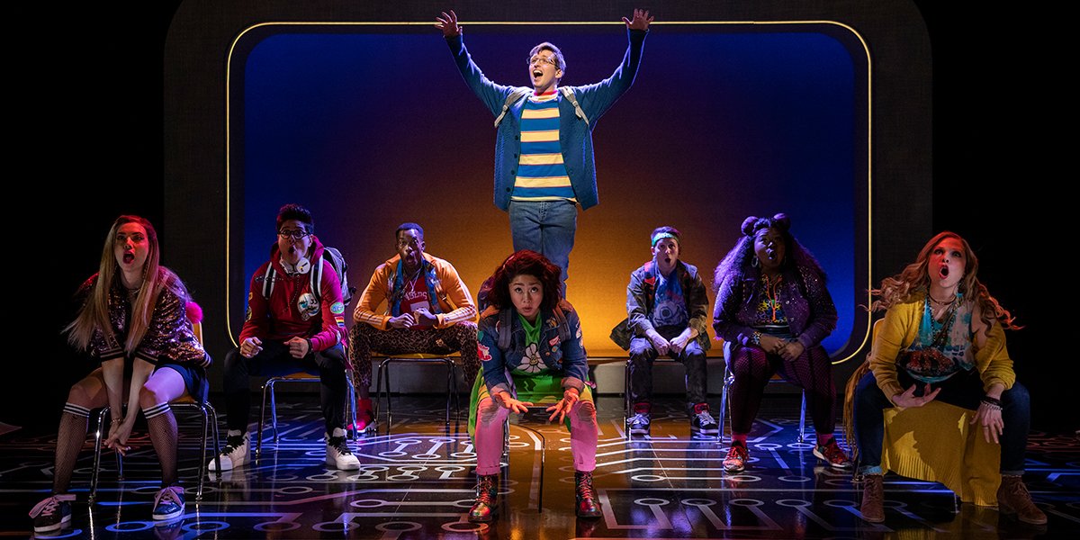 Ensemble of the Broadway production of Be More Chill