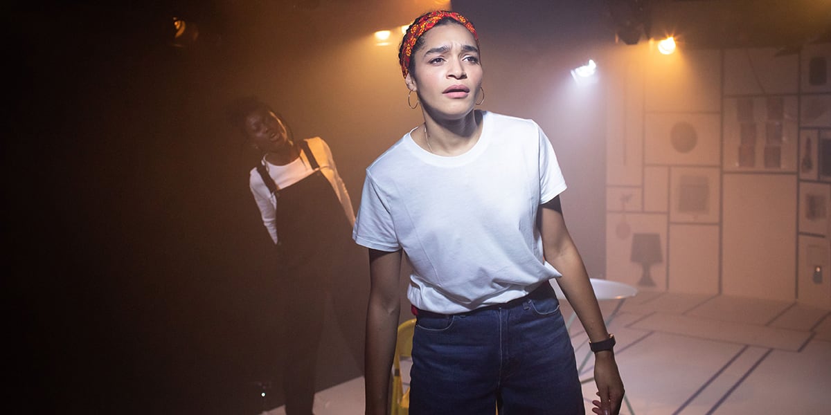 London Theatre News Today: Tanisha Spring & Olivia Onyehara in Shuck 'n' Jive. Photo by Helen Maybanks.