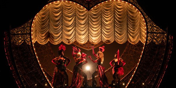 Jacqueline B. Arnold as La Chocolat, Robyn Hurder as Nini, Holly James as Arabia and Jeigh Madjus as Baby Doll. Photo by Matthew Murphy