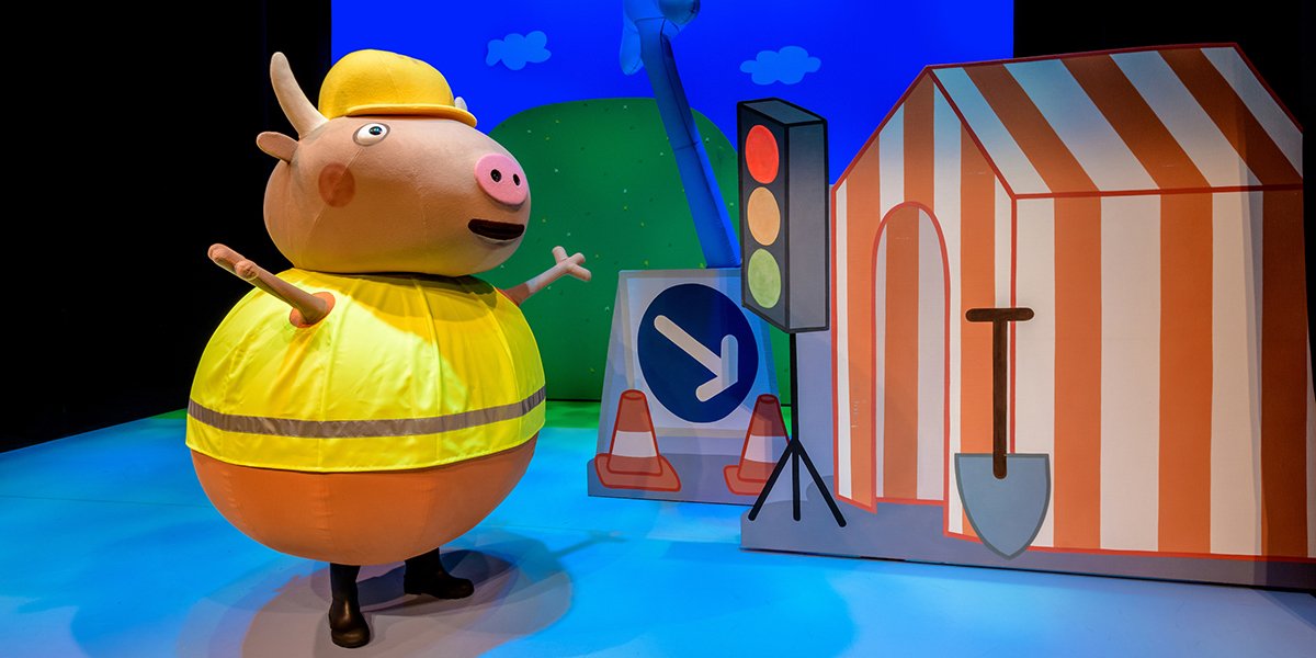 Mr Bull, Peppa Pig's Best Day Ever. Photo by Dan Tsantilis.