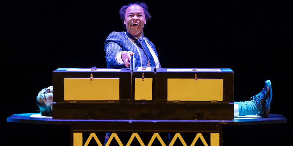 Mae Munuo in Oscar Wilde's The Canterville Ghost at the Unicorn Theatre. Photo by Manuel Harlan.