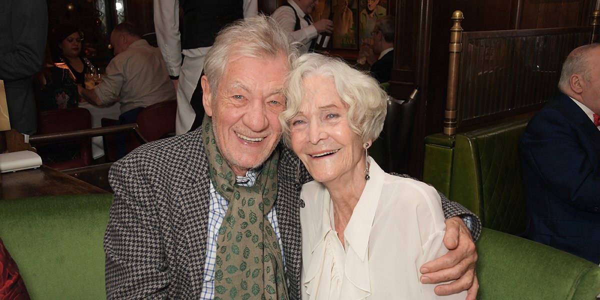 Ian McKellen and Sheila Hancock at One Night Only at The Ivy