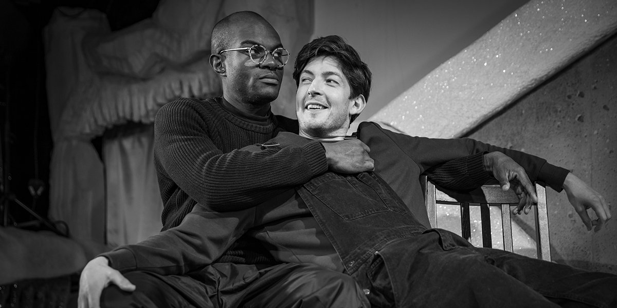 Stanton Plummer-Cambridge, Lee Knight in rehearsals for Coming Clean. Photo by Beastly Studios.