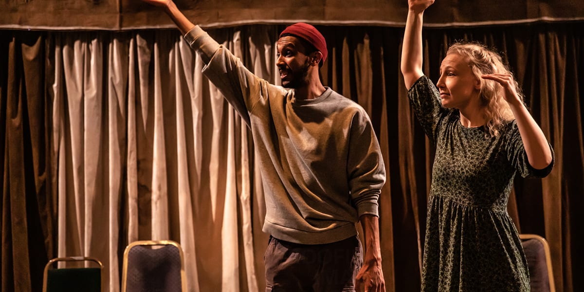 Ragevan Vasan and Rachael Merry in I Wanna Be Yours. Photo by The Other Richard.