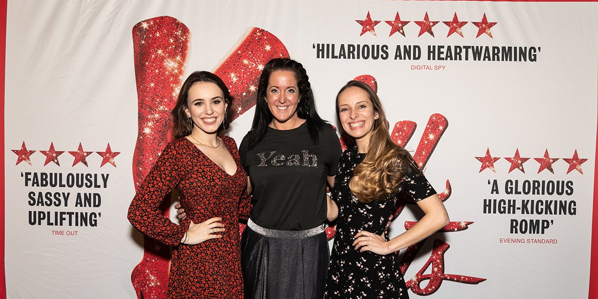 Olivia Winterflood, Abbey Adams and Hannah Price at the Cast and Crew Cinema Screening at Vue Cinema West End. Photo by Darren Bell.