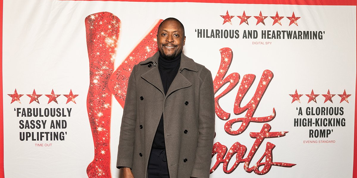 Matt Henry at the Cast and Crew Screening of Kinky Boots The Musical at Vue Cinema West End. Photo by Darren Bell.