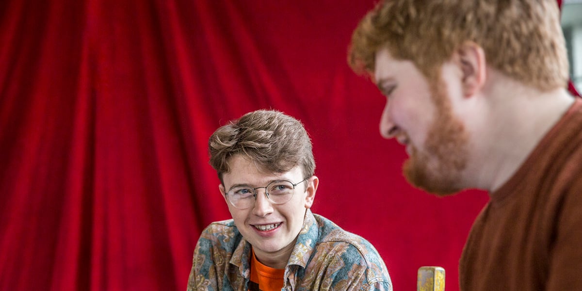 Josh Barrow and Rob Ellis. Photo by Gail Harland.