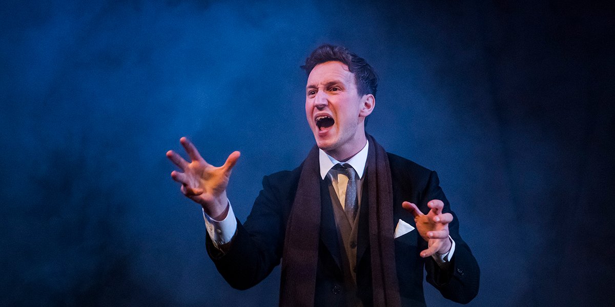 Max Hutchinson in The Woman In Black. Photo by Tristram Kenton.