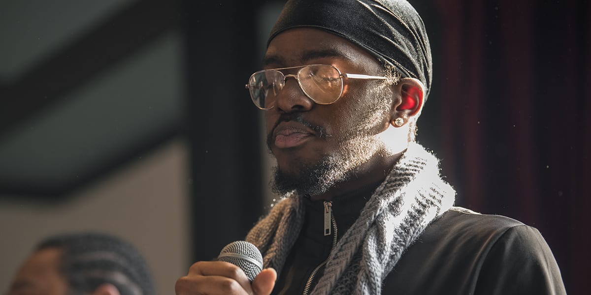 Rashád Cayenne-Davis. Photo by David Monteith-Hodge/Hackney Empire.