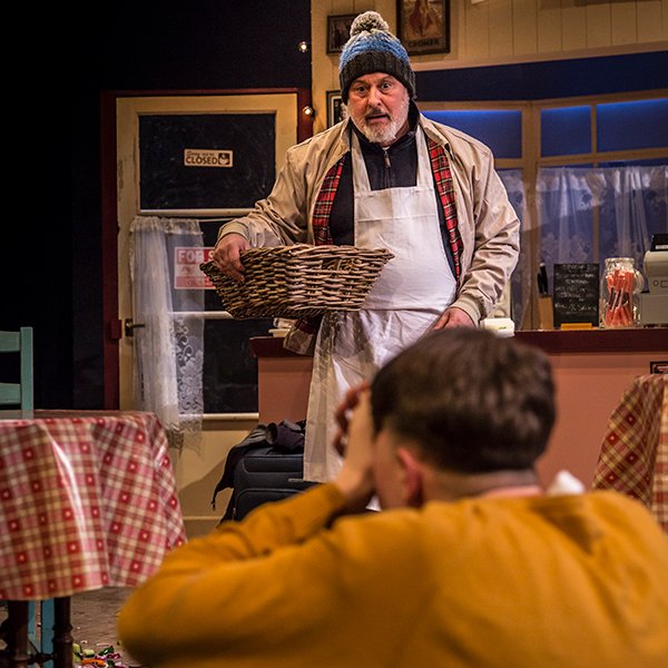 Paul Easom and Josh Barrow in Time And Tide at Park Theatre. Photo by Gail Harland.