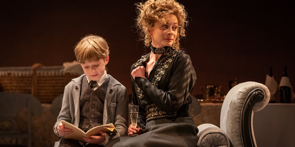 Ramsey Robertson and Faye Castelow in Leopoldstadt. Photo by Marc Brenner.