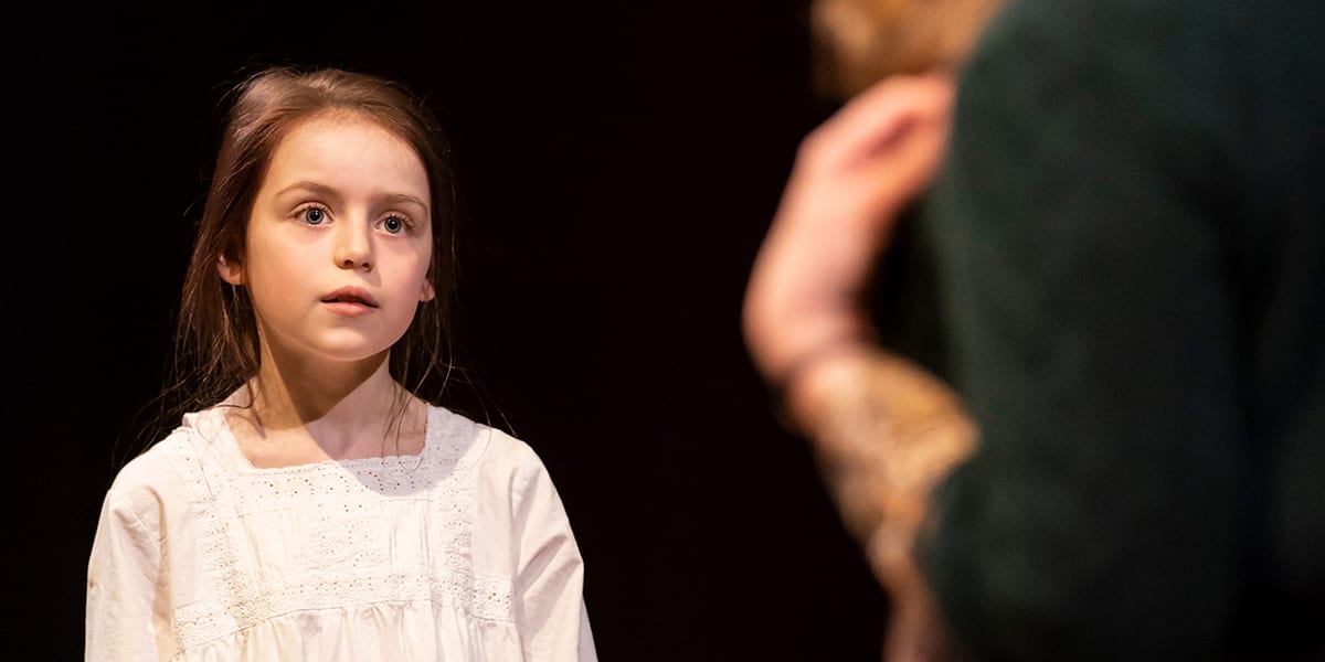 Abbiegail Mills in Far Away. Photo by Johan Persson.