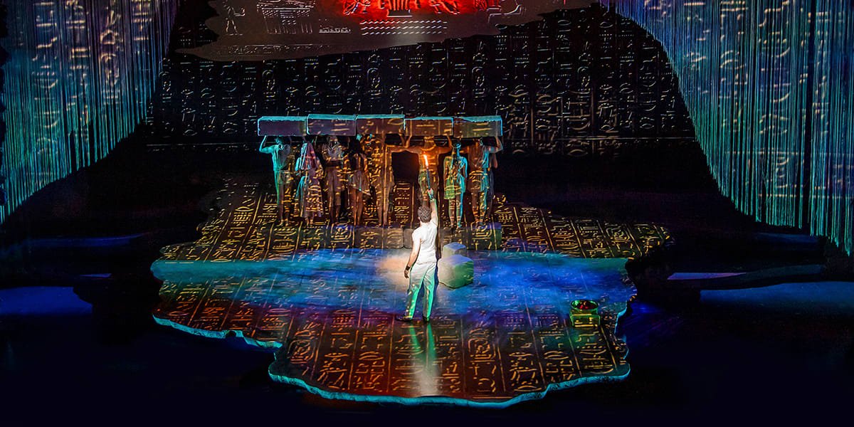 Luke Brady in The Prince Of Egypt. Photo by Tristram Kenton.