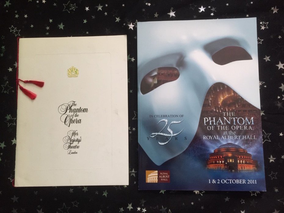 The Phantom Of The Opera programmes