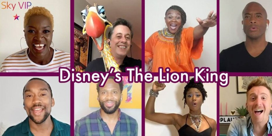 Stars from The Lion King in our virtual Behind The Scenes with Sky VIP