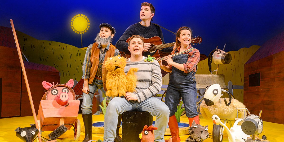 What the Ladybird Heard. Photo contains previous cast members. Credit