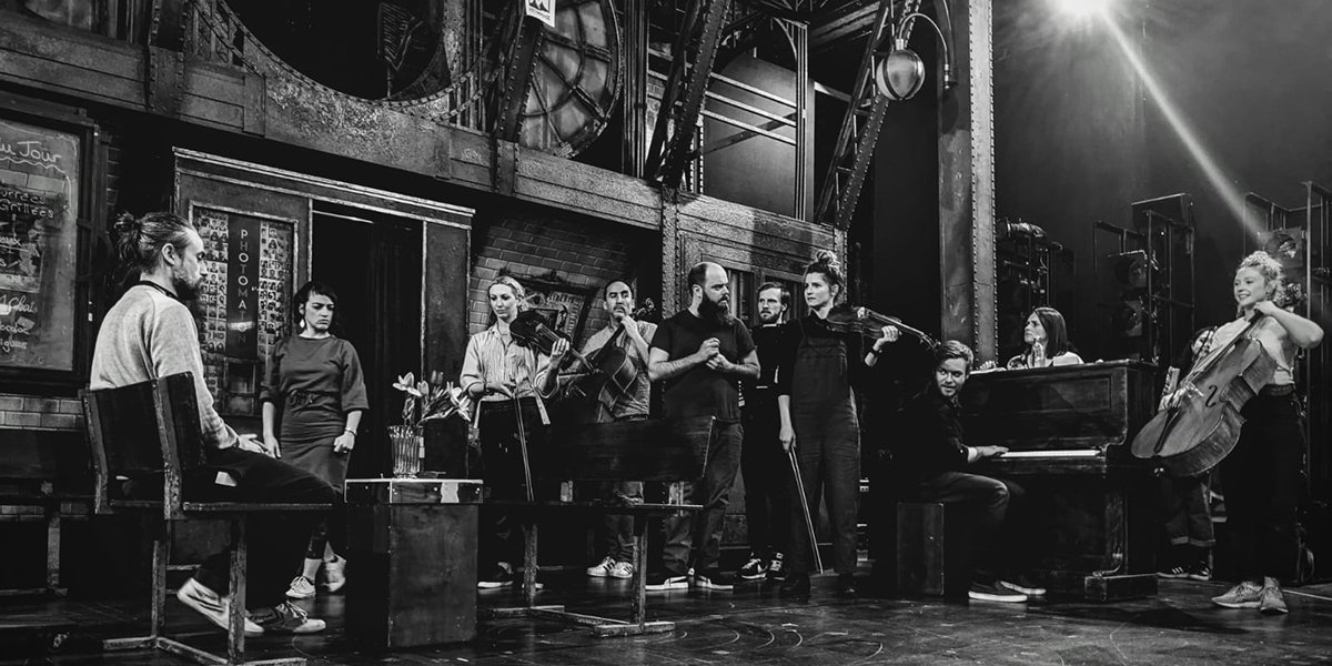 Amelie rehearsal shot 3 Company