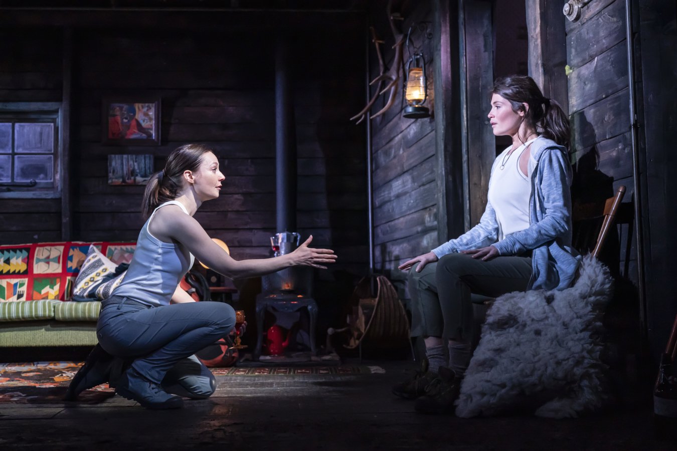 Walden Lydia Wilson Cassie Gemma Arterton Stella . image by Johan Persson lazhjh