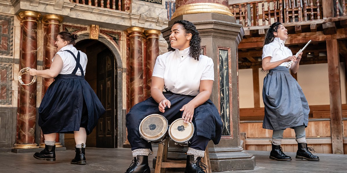 AsYouLikeIt GlobeOnTour Marc Brenner Katy Secombe Anna Crichlow Sara Lessore