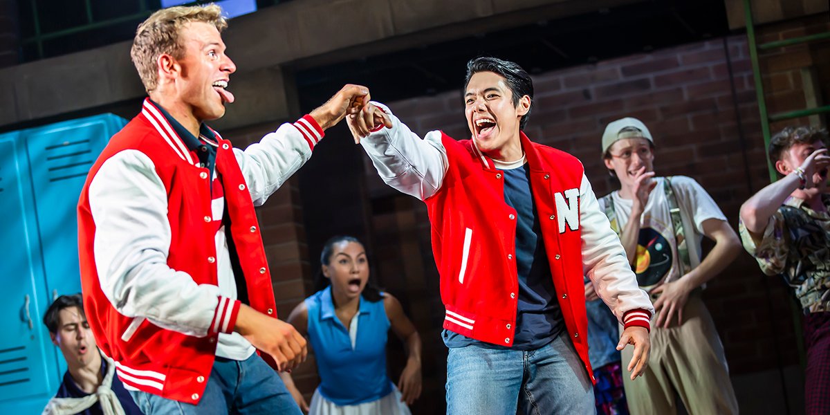 L R Ross Harmon Kurt Joaquin Pedro Valdes Ram Heathers The Musical Theatre Royal Haymarket