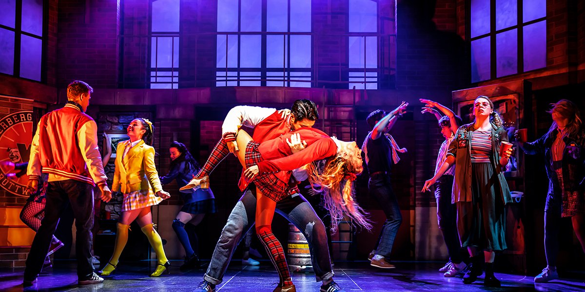 The cast of Heathers The Musical Theatre Royal Haymarket