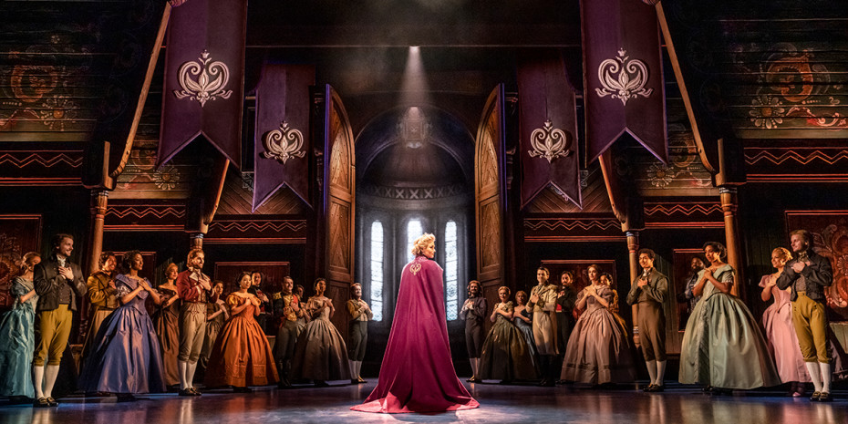 Disney s Frozen Samantha Barks Elsa and cast