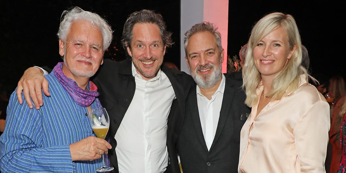 Walter Van Dyk, Bertie Carvel, Sam Mendes and Alison Balsom