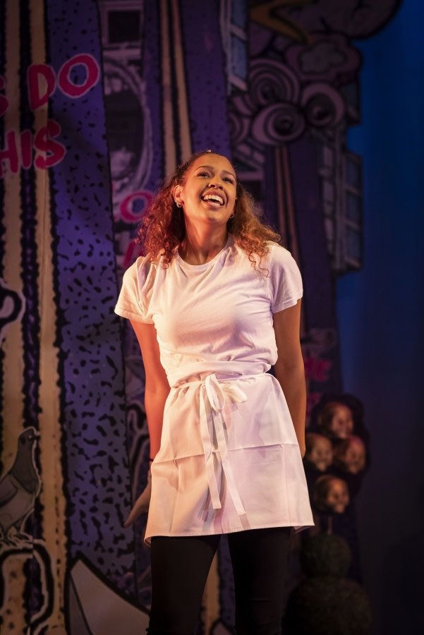Carla-Jean Lares, Ensemble in Aladdin at Lyric Hammersmith Theatre. Photo: Helen Maybanks
