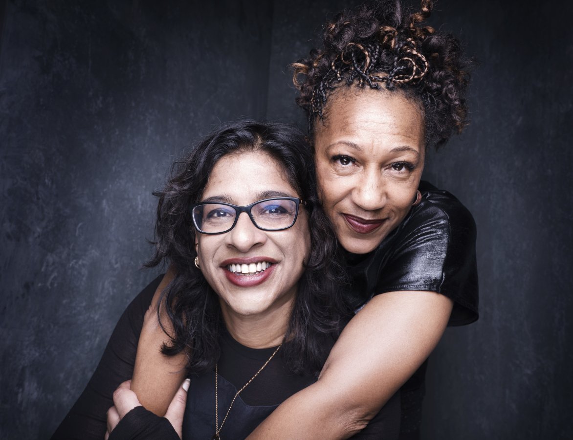 Indhu Rubasingham Artistic Director Clare Perkins Actor The Wife of Willesden at the Kiln Theatre c Rankin etdbh8