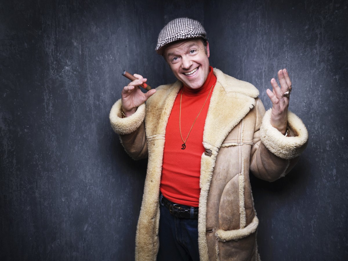 Tom Bennett Del Boy in Only Fools And Horses The Musical at the Theatre Royal Haymarket c Rankin vfitkr