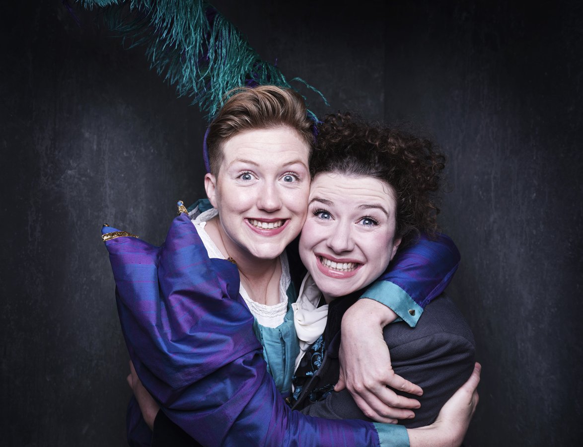 Hannah Jarrett Scott Performer Isobel McArthur Creator in Pride Prejudice sort of at the Criterion Theatre c Rankin odahth