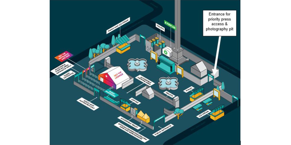 Map of West End LIVE 