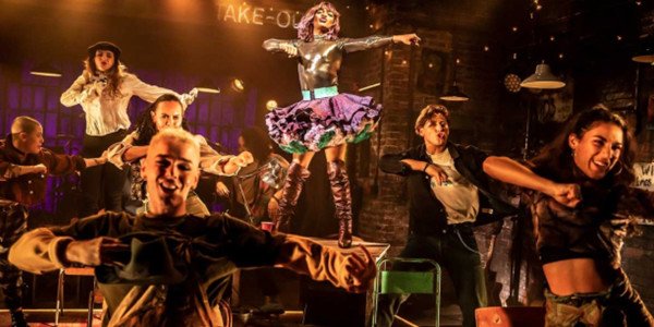 The company of Rent at the Hope Mill Theatre, credit Pamela Raith photography